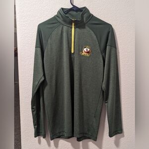 Champion Elite Oregon Ducks Puddles 1/4 Zip Pullover Size Medium